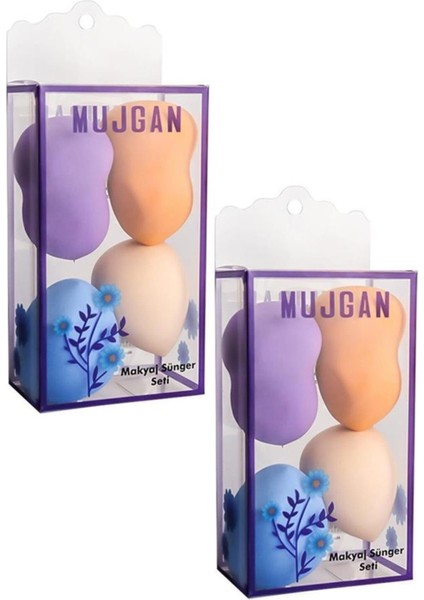 4'lü Kutulu Armut Sünger 2'li Set