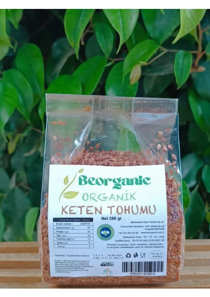 Beferment Organik Keten Tohumu 250 G