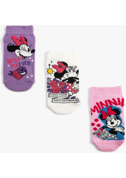 Minnie Mouse Çorap Seti Lisanslı 3'lü