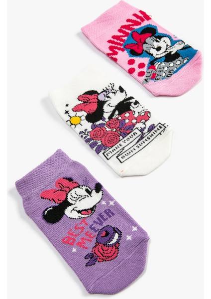 Minnie Mouse Çorap Seti Lisanslı 3'lü