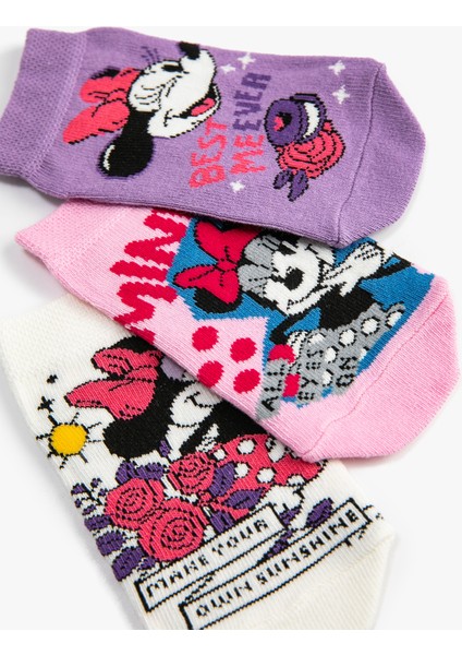 Minnie Mouse Çorap Seti Lisanslı 3'lü