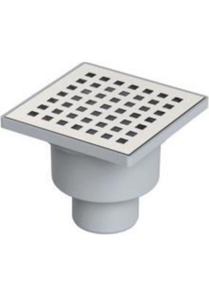 Maxıflow Line 10*10 Ø50 Alttan Yer Süzgeci (Sifon) Paslanmaz