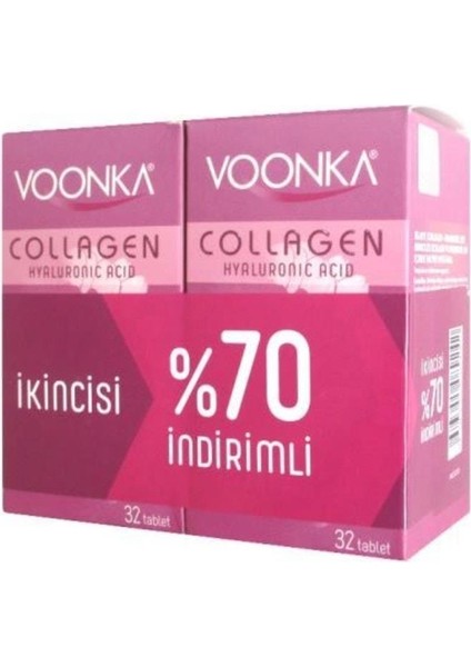 Collagen Hyaluronic Acid 2x32 Tablet