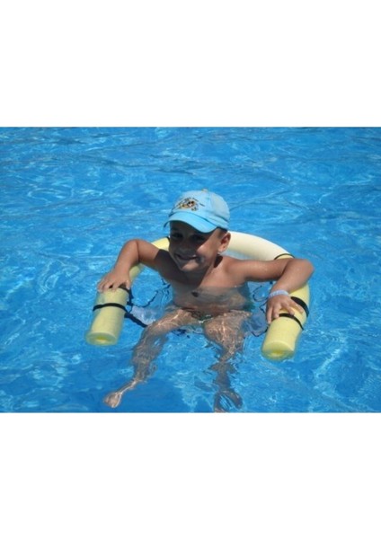 1 Adet Sarı Swimchair Fileli Deniz Havuz Sandalyesi Koltuğu