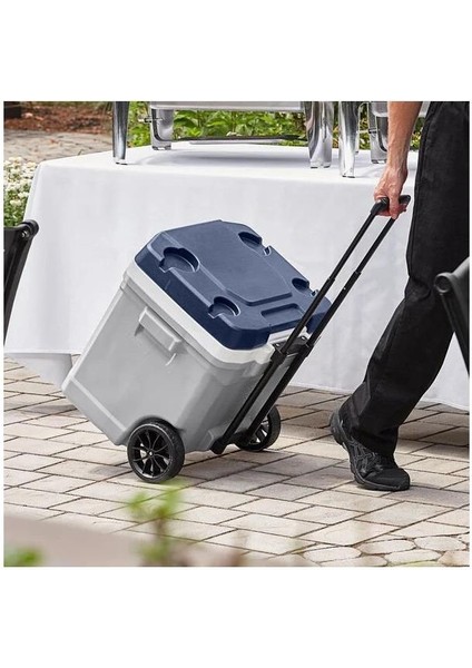 62 Qt Maxcold Latitude Tekerlekli Buzluk 58 Litre-Lacivert-Gri