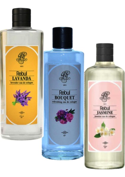 Set Bouquet 270 ml + Jasmine 270 ml + Lavanta Kolonyası 270 ml