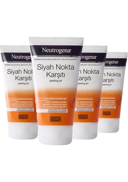 Siyah Nokta Karşıtı Peeling 150 Ml X 4