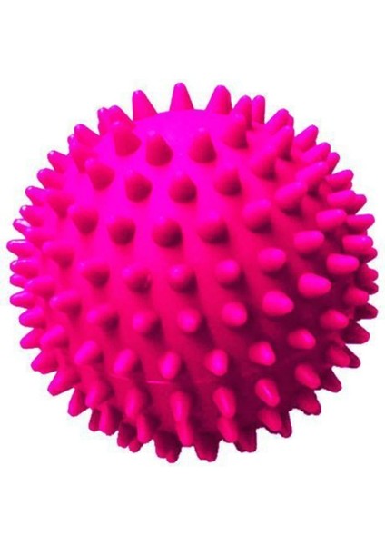 Masaj Topu Pembe Dikenli Duyu Uyarıcı El Ayak Vücut Egzersiz Topu Fizik Tedavi 5cm