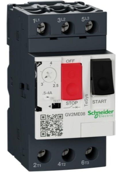 GV2ME08 2.5-4A Motor Koruma Şalteri