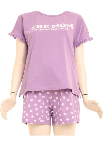 Baby Mom Şortlu Kısa Kol Hamile Pijama Takımı Anne Giyim Anne Giyim