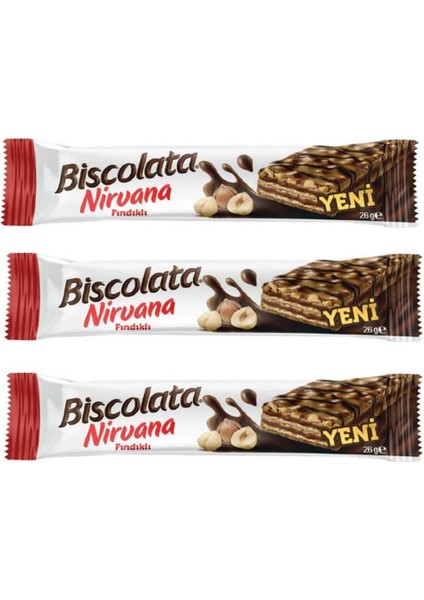 Biscolata Fındıklı 26 gr 3 Adet