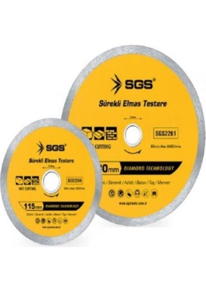 Sürekli Elmas Testere 230 mm