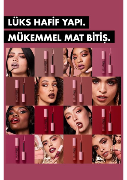 Nyx Likit Mat Ruj - Lip Lingerie Xxl Matte Liquid Lipstick Maxx Out