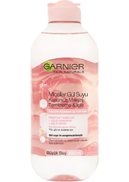 Garnier Micellar Gül Suyu Kusursuz Makyaj Temizleme Suyu 400 ml