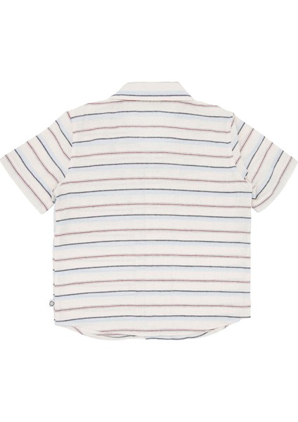 100% Pamuk Spor Kesim Kısa Kollu Naturel Erkek Çocuk Gömlek modelleri