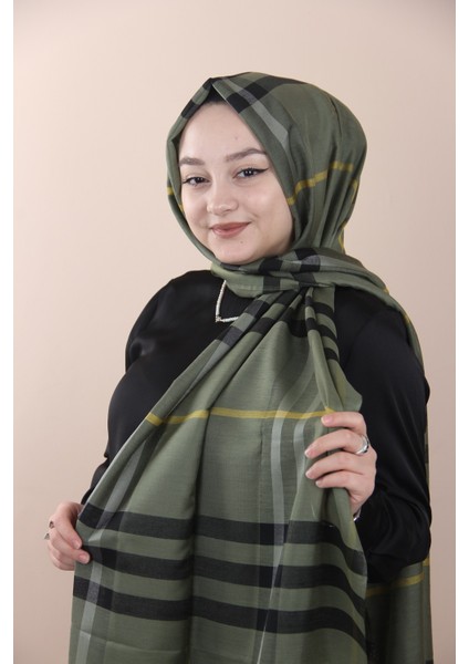 Kadın Ekose Haki Şal fiyatları