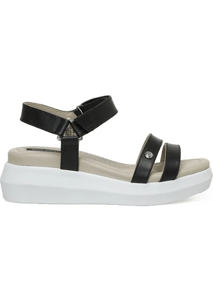 Nine West Ayken  3fx Siyah Kadın Comfort Sandalet