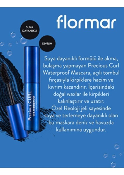 Precious Curl Waterproof Mascara 8690604542376 fırsatları