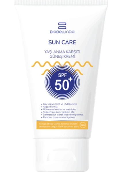 Biobellinda Güneş Kremi  50 Spf