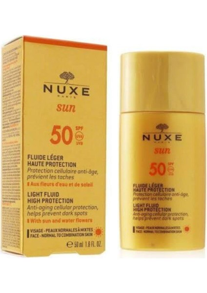 Sun Spf 50 Fluide Leger 50 ml