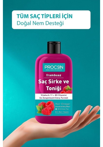 Procsın Frambuazlı Saç Sirke ve Toniği 250 ml