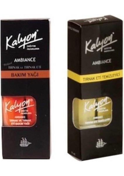 Tırnak Eti Bakım Yağı Tırnak Eti Temizleyici 2´Li Set