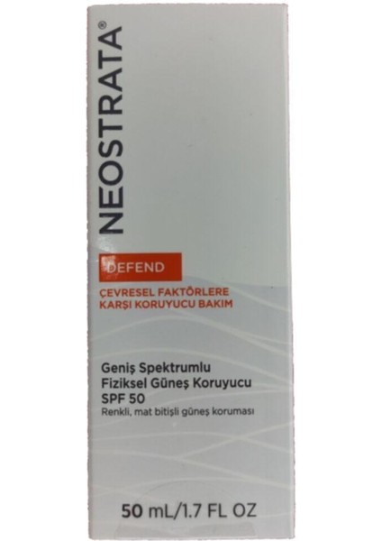 Defend SPF50 Güneş Koruyucu 50ML