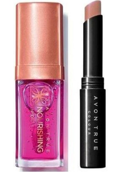 True Nourishing Dudak Yağı 7 Ml. Ve Ultra Beauty Ruj Stylo Cappucino