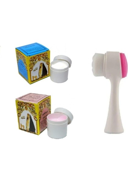 2'Li Leke Kremi & Cilt Temizleme Fırçası