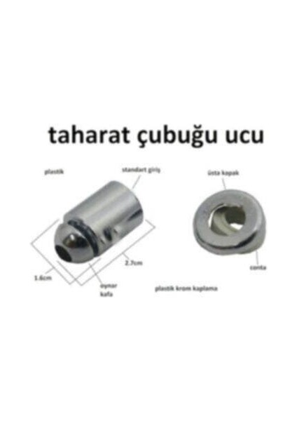 Taharet Çubuğu Ucu Krom