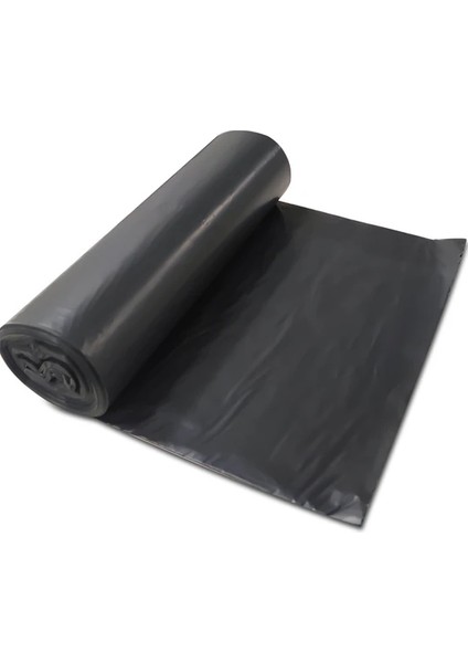 Battal Boy Çöp Torbası 75 x 90 cm 10 Lu Rulo x 5 Paket = 50 Adet Siyah