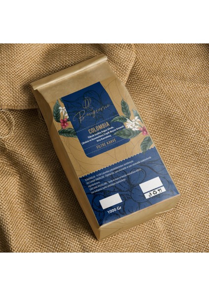 Colombia Öğütülmüş Filtre Kahve 1000 gr