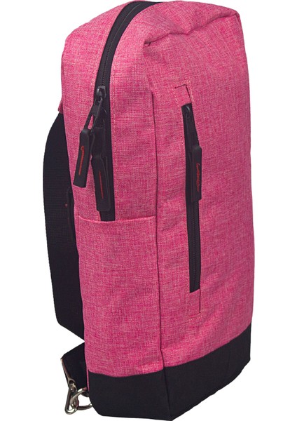 Çapraz Çanta Pembe Usbli Küçük Sırt Çantası