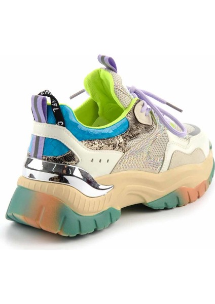 Beyaz Yeşil File Kadın Sneaker K01185045522 fırsatları