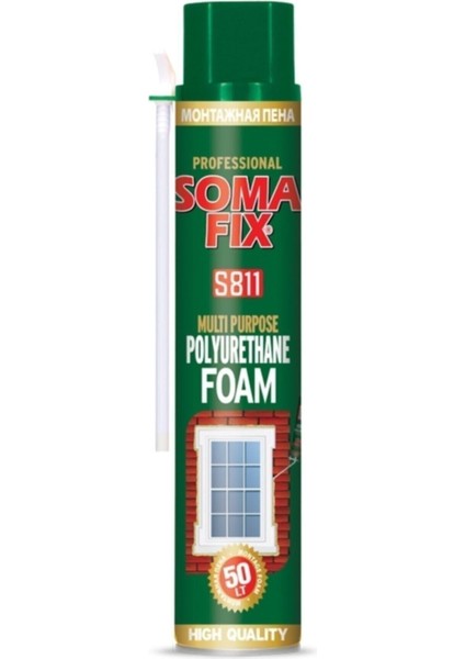 750 ml 850 gr Poliüretan Köpük Pipetli Tam Gramajlı Pu Köpük Çelik Kapı Pencere Montaj