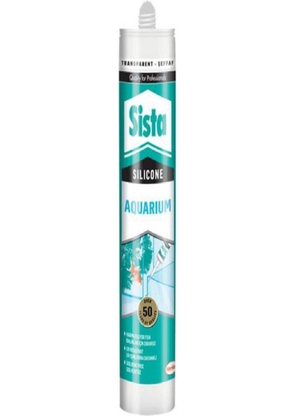 Sista Sista Akvaryum Silikonu Şeffaf 310 ml