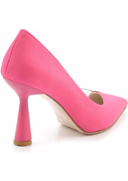 Mat Fuşya Saten Kadın Klasik Topuklu Ayakkabı K01992000938 fırsatları