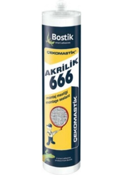 Akrilik 666 Montaj Matiği Beyaz 500 gr (2 Adet)