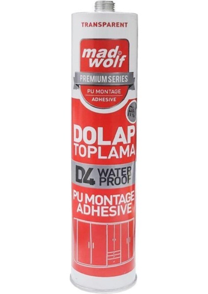 Madwolf Şeffaf Dolap Toplama Silikonu