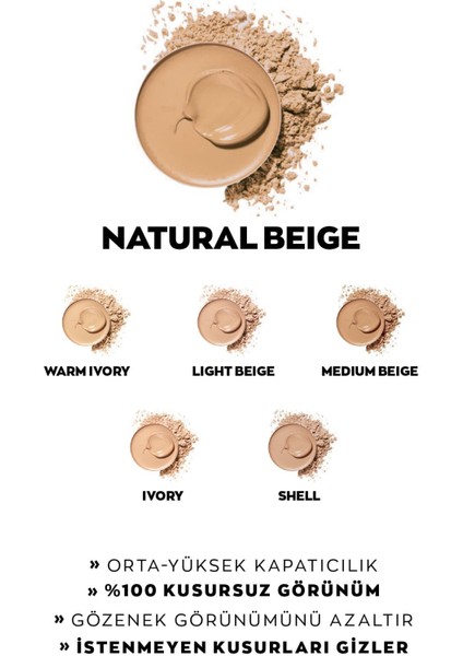 Flawless Pata Krem Fondöten - Natural Beige