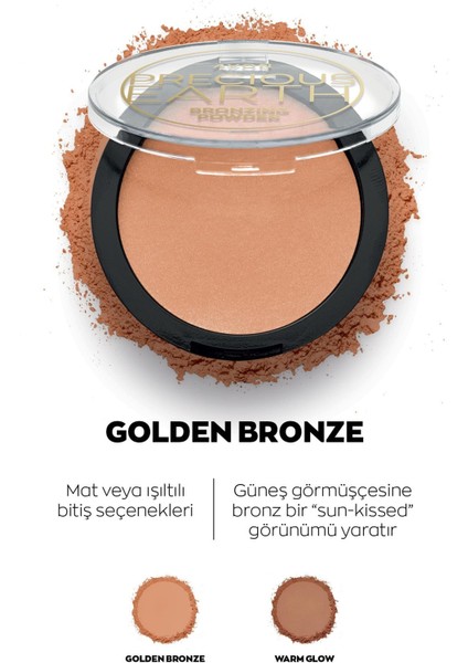 Precious Earth Bronzlaştırıcı Pudra - Golden Bronze fiyatları