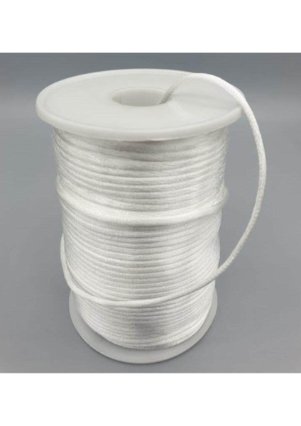 Saten-Floş Ip (Sıçan Kuyruğu) Kalınlığı 2 Mm. Renk Beyaz 10 Metre Sıçan Kuyruğu fırsatları
