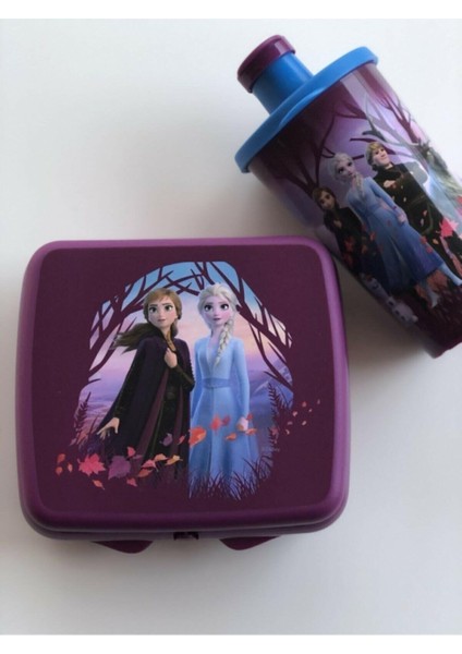 Frozen Serisi Elsa Beslenme Kutusu Bardak 2li Set