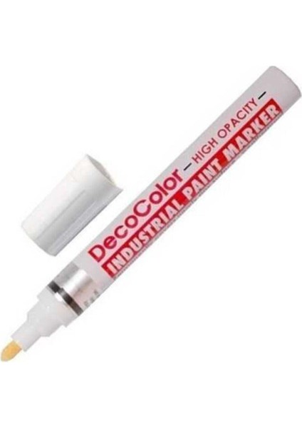 Beyaz Industrial Paint Markör 728