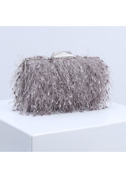 Püskül Cüzdan Retro Püskül Çanta Kadın Trend Zarif Omuz Messenger Çanta (Yurt Dışından)