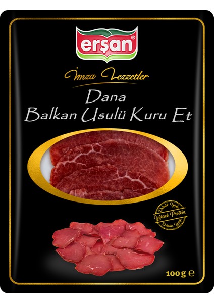 Erşan Dana Balkan Usulü Kuru Et 100 gr