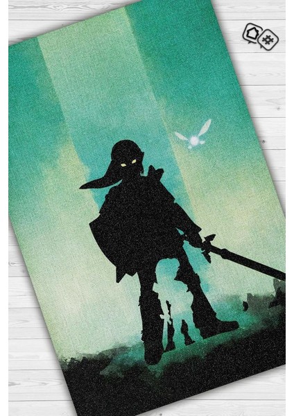 The Legends Of Zelda Dokuma Tabanlı Yıkanabilir The Legends Of Zelda Gamer Halısı