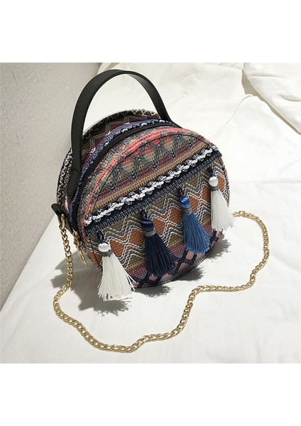 Yaz Bayan Püskül Dokuma Çanta Plaj Omuz Çantası Gündelik Saman Çanta Kadın (Yurt Dışından) fiyatları