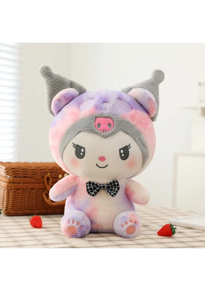 45-80CM Sanrio Peluş Oyuncak Bebek Karikatür Kawali Kuromi Melody Cinnamoroll Plush Toys Yumuşak Dolgalı Bebekler Çocuk Doğum Günü Hediyeleri (Yurt Dışından)