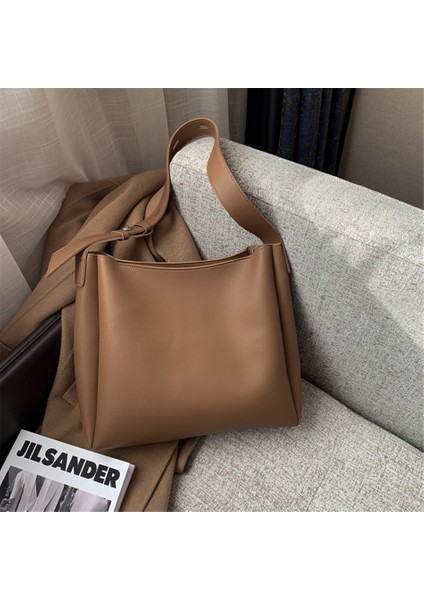 2 Gündelik Tote Çanta Seti Pu Deri Omuz Çantası Kadın Moda Kadın Seyahat Çantası (Yurt Dışından)